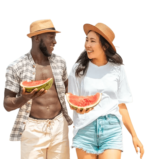 Healthcare professional with travel health supplies