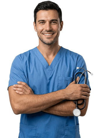 Professional clinician ready to help